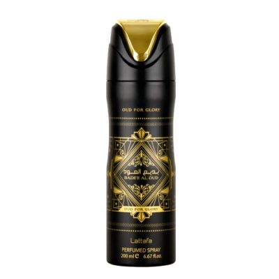 Lattafa Desodorante Badee Al Oud Black 200 ml